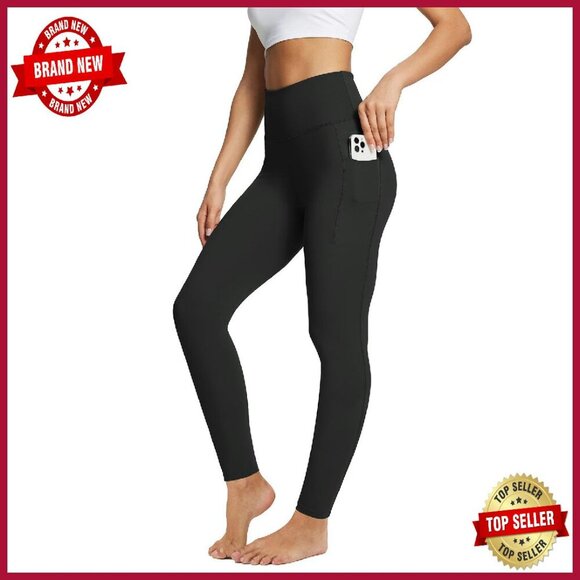 High Waisted Leggings with Pockets Tummy Control Workout Yoga Pants